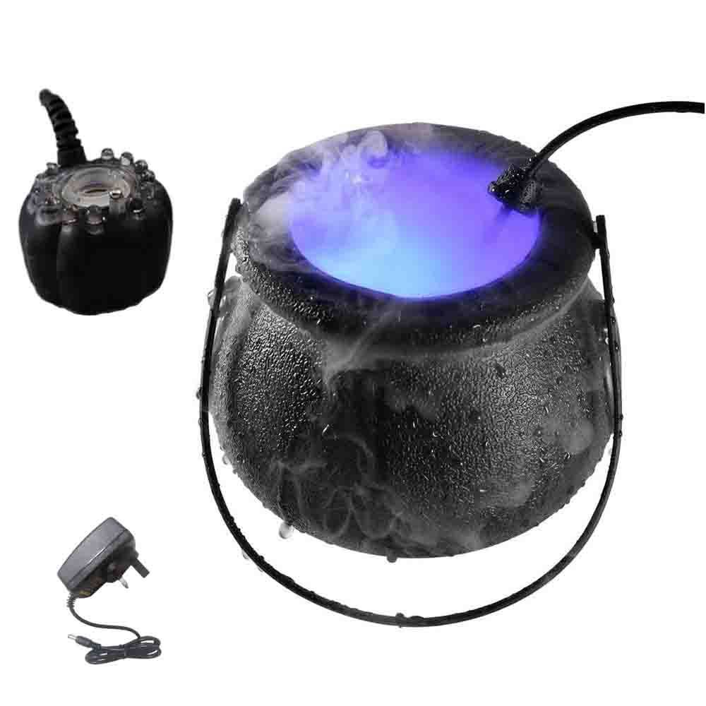Pumpkin Bucket for Halloween - Color Changing with Smoke & Lights