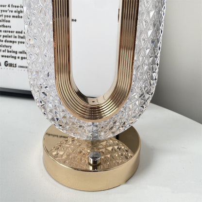 Luxury Touch Desktop Crystal Lamp