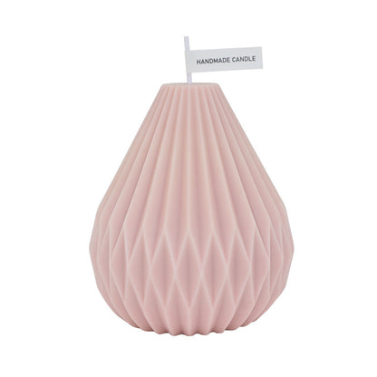 Geometric Lined Pear Shaped Aromatherapy Candles