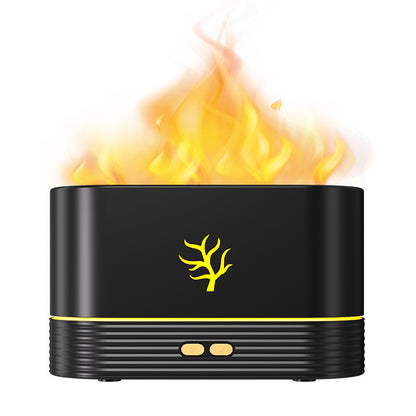 LED Flame Ultrasonic Diffuser for Essential Oils