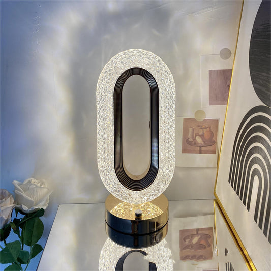 Luxury Touch Desktop Crystal Lamp