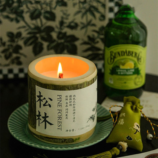 Bamboo Aromatherapy Candle - Various Fragrances