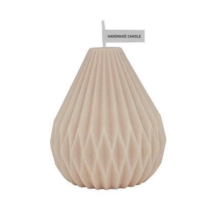 Geometric Lined Pear Shaped Aromatherapy Candles