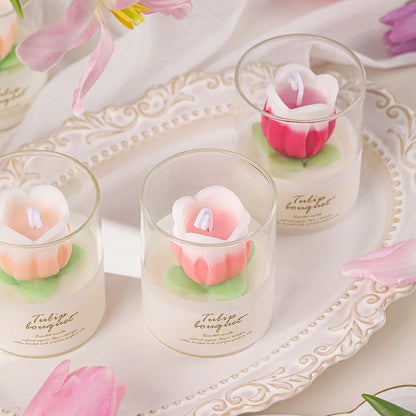 Tulip Flower Scented Candle