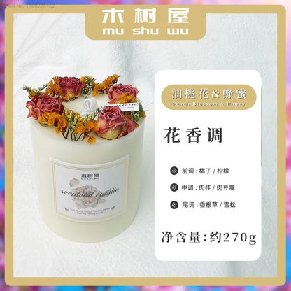 Dried Flowers Scented Candles