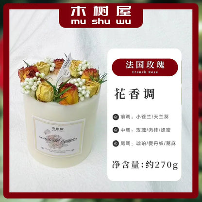 Dried Flowers Scented Candles