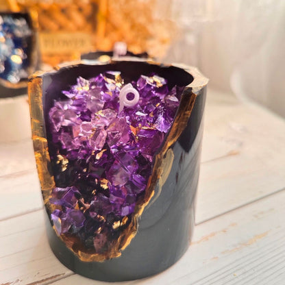 Crystal Aromatherapy Candle - Birthday Gift