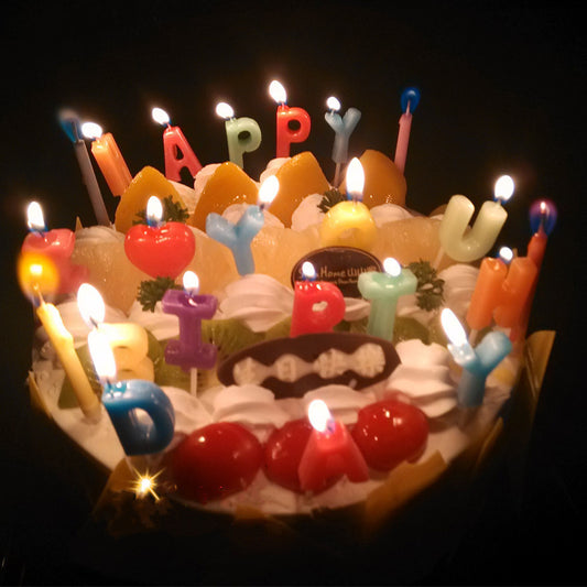 Birthday Party Cake Candles