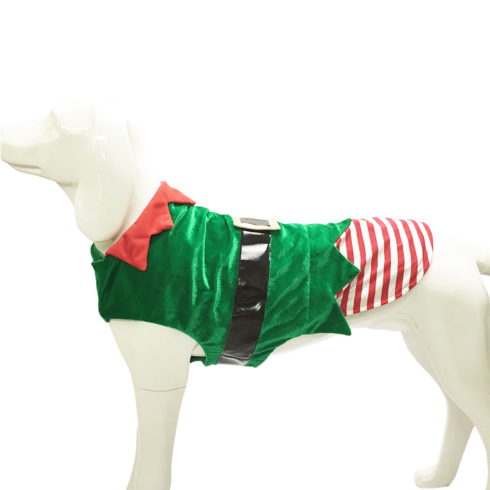 Elf Pet Dog Christmas Costume