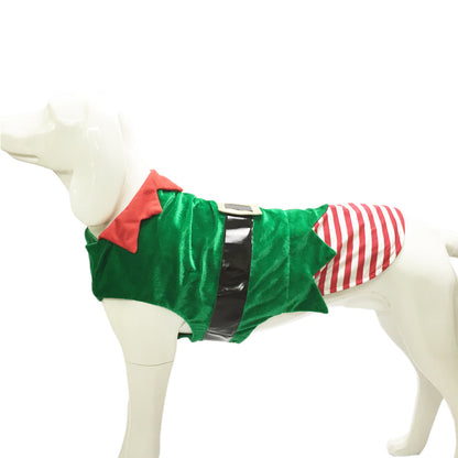 Elf Pet Dog Christmas Costume