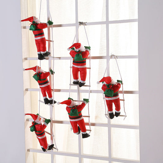 Christmas Ornaments - Santa Claus Ladder