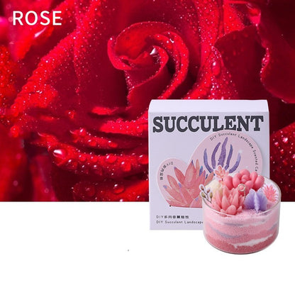 Aromatherapy Candle Succulent Plant Cactus