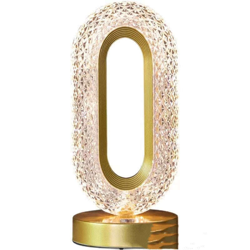 Luxury Touch Desktop Crystal Lamp