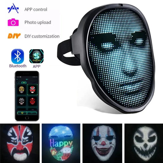 Halloween Changing Face Masks Full Color LED