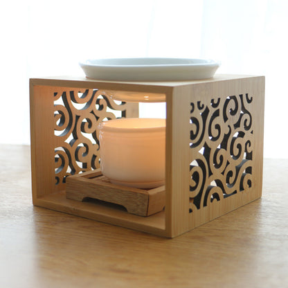 Bamboo Wood Melting Wax/Essential Oil Diffuser