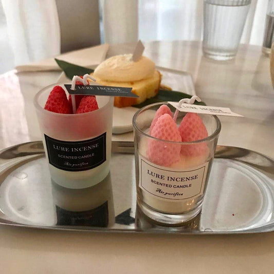 Strawberry Incense Scented Candles