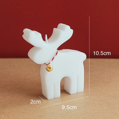 Christmas Snowman & Elk Scented Candle