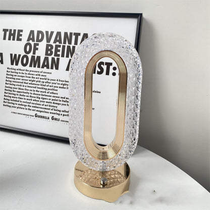Luxury Touch Desktop Crystal Lamp