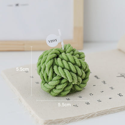 Aromatherapy Small Ball of Wool Shaped Candles