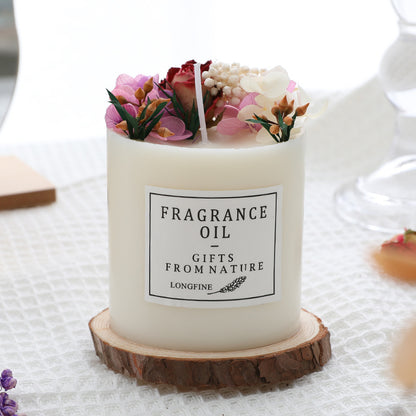 Dried Flower Romantic Candles - Various Scents