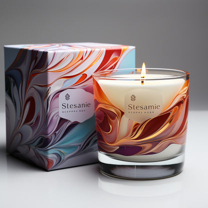 Aromatherapy Candle Cylindrical Surprise